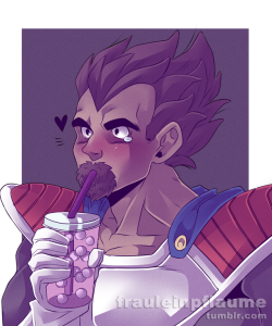 frauleinpflaume:@luluthir I did a quick king Vegeta thing for you :’&gt; @frauleinpflaumeOmg it’s absolute perfect!!!! I don’t even know how to express words for it!I can’t believe you went ahead and drew it anyway, I love you so much! &lt;33