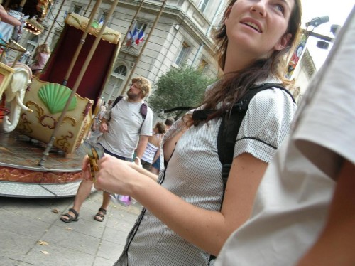 More nip slips and pussy slips at http://pussyslip.tumblr.com/