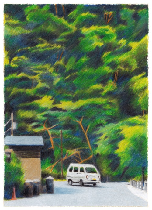 clementthoby: Some drawings of Japan.More on —→  https://www.instagram.com/clementthoby/..