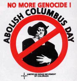 fuckyeahmarxismleninism:    Happy #IndigenousPeoplesDay! Celebrate Indigenous peoples’ resistance and Italian internationalists like Gianfranco Castellotti, not colonial slavers like Christopher Columbus!  