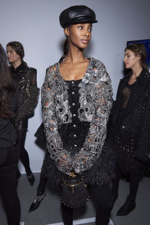 Backstage at Balmain Fall/Winter 2019