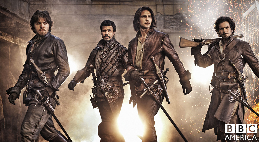 doctorwho:
“bbcamerica:
“ JUST ANNOUNCED: BBC AMERICA will premiere The Musketeers on Sunday, June 22 and has picked up the second season for 2015.
“ A fresh and contemporary take on the classic Alexandre Dumas characters, The Musketeers is set on...