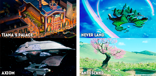 mickeyandcompany:Disney + fictional settings