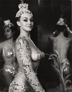thefemmespiration:  Peter Basch, Latin Quarter Show Girl, Paris, 1950’s.