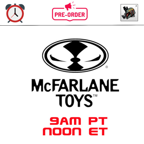 New @mcfarlane_toys_official pre-order TODAY.
An EE exclusive. Expect blacklight, GITD or ‘Frozen’ variant of a past DC Multiverse figure (maybe)
Bookmark ➡️ https://bit.ly/newmcftoys
and check back 9am PT/Noon ET.
🔗 LINK IN INSTA BIO LINKTREE (...