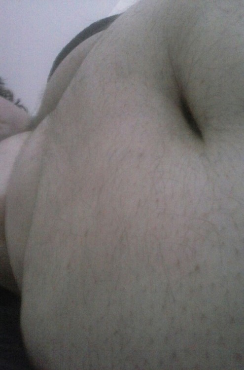 Have a bad perspective shot of my belly