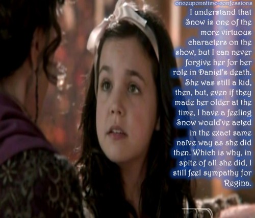 onceguy:onceuponatime-confessions:“I understand that Snow is one of the more virtuous characters on 