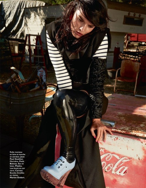 January 2014 GRAZIA France Model: Crystal Renn Photgrapher: David Roemer; Stylist Julie Pailhas; Hai