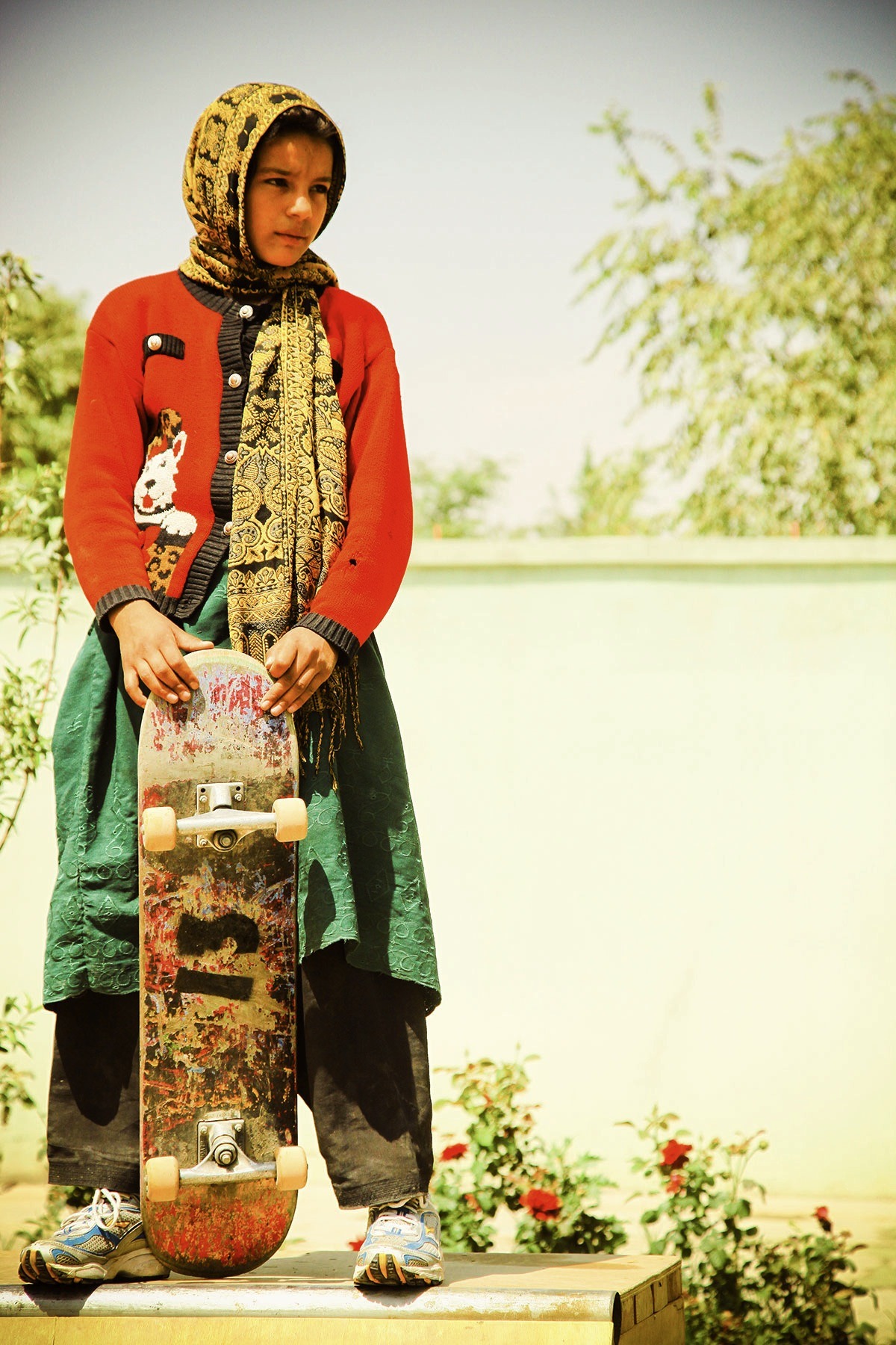 by pairing skate lessons and boards with education initiatives, skateistan — a