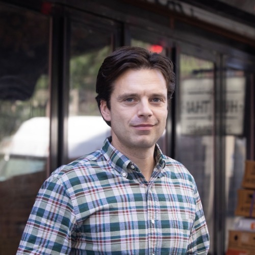 Sebastian Stan Is Seen Heading To The Set Of "A Different Man" On July 19, 2022 In New York.