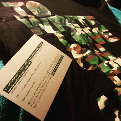 thatjeepgirl-crissey:  So happy with my new #TWLOHA shirt 😊 #supportourtroops #atwarandathome