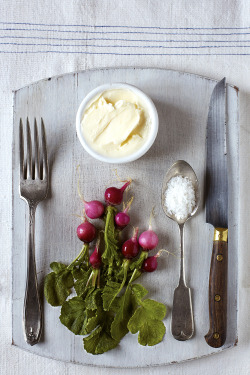 katienewburn:  Radish. Butter. Sea Salt.