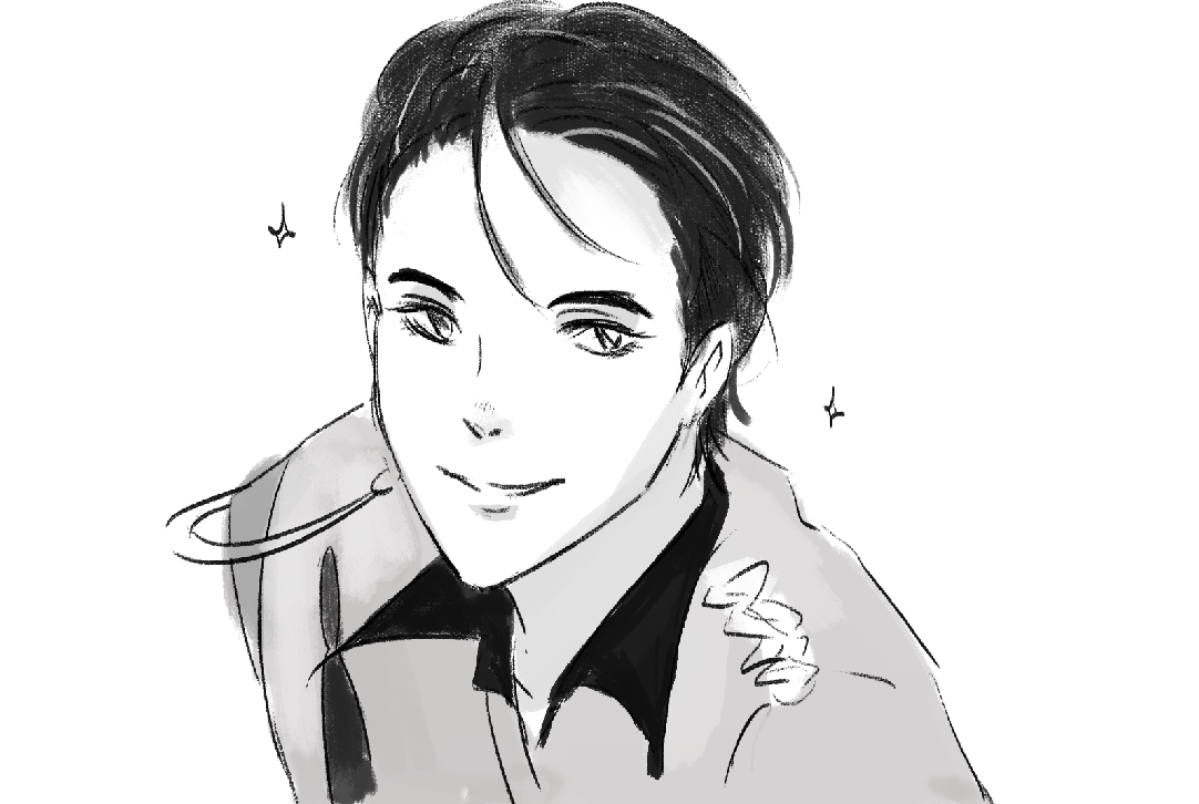 alliando:  during their duet yuri moves his arm too fast and slaps victor instead