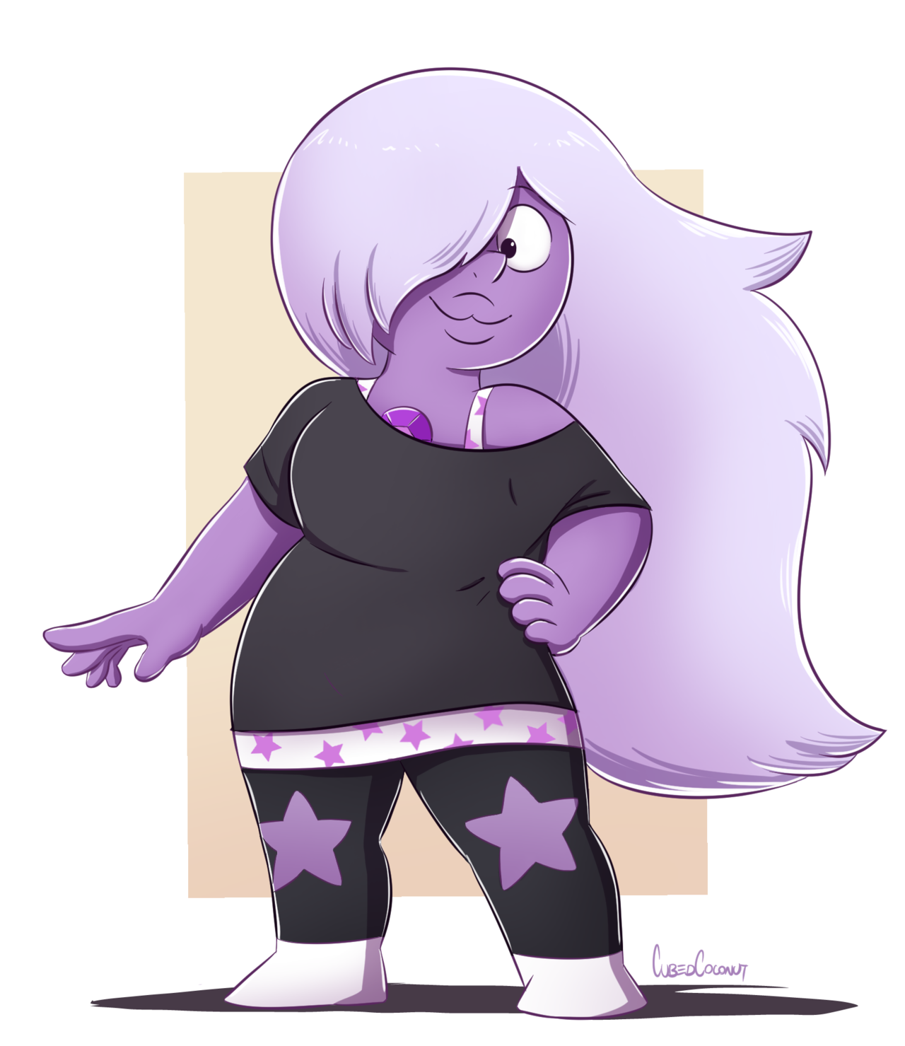 Amethyst commission for @itsjustwhatfeelsright! This one is gonna get printed and