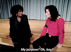iconicmichael:  Oprah: &ldquo;I believe everybody comes to the world for a reason,