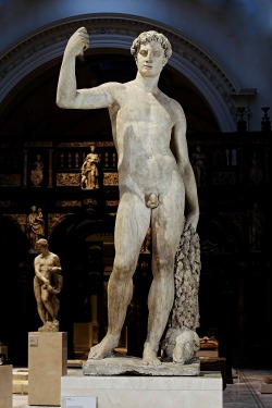 hadrian6:  Jason with the Golden Fleece.  2nd. half 16th.century. Italian.anonymous. marble. V&amp;A Museum.    http://hadrian6.tumblr.com 