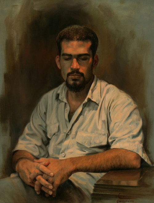 ratatoskryggdrasil:Iman Maleki, Portrait of a Man