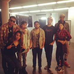 jasminev-news:  @jasminevillegas: The people that made it happen at the shoot 