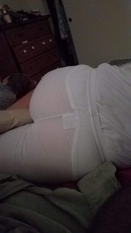 ldsmormonman:  My sexy Mormon wife getting ready for a shower and her sexy ass in garments.  Another photo from a follower!!!