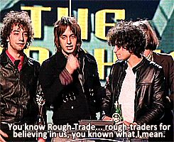 why-wont-you-come-over-here:  livinginmusic: The Strokes win International Newcomer