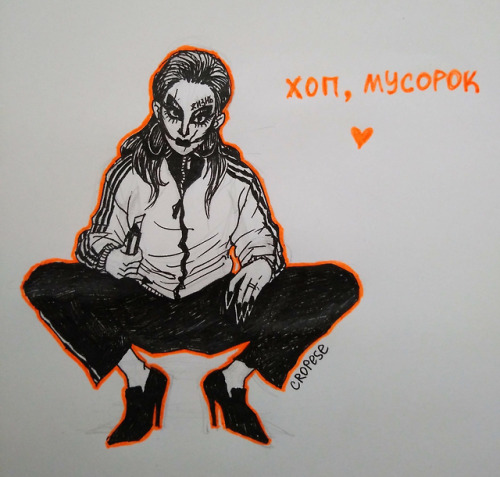 inktober day 2 - a gopnikit’s incredible @vladavitrova on insta