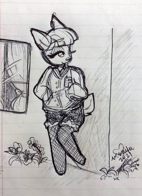 wonderwaifu:wonderwaifu:fuchsia, waiting outside her gf diana’s house for her to finish putting her outfit and makeup together so they can go on their date added a lil color 💘