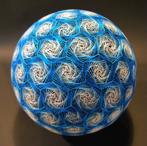 treehugger: Japanese granny’s embroidered spheres show nature’s pattern language