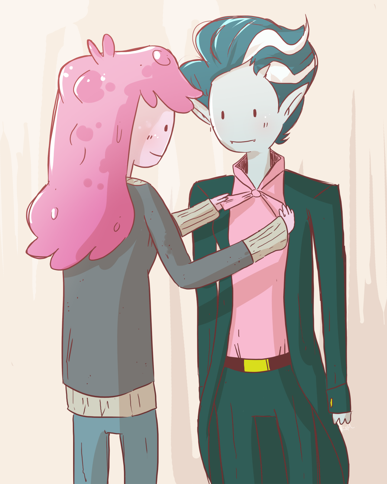 snazzy-chipz-art:  gettin’ ready to visit Simon &amp; Betty   