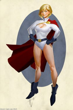 comicbookwomen:  Powergirl Update by Gorrem