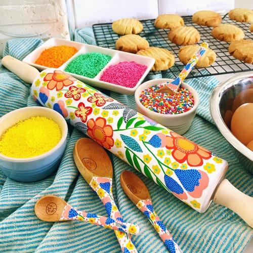 sosuperawesome: Rolling Pins and Measuring Spoons // Oh The Places We Go on Etsy