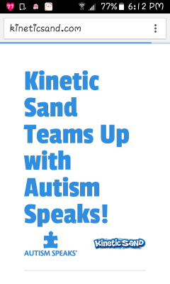 princessautopsy:  Living proof that kinetic sand is bad for autistic people. So make your own, buy an off brand type from a dollar store, buy some from an etsy artist, just dont buy brand name kinetic sand, its tainted with hate and misinformation. 