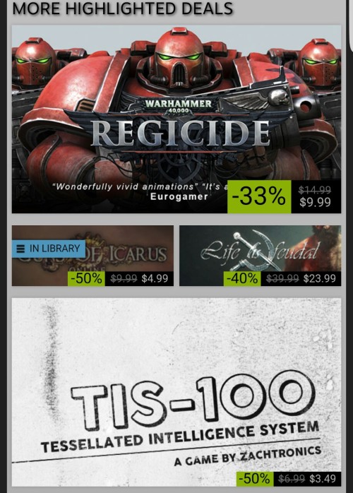 steams-sales:  Winter Sale ! Day 5! 