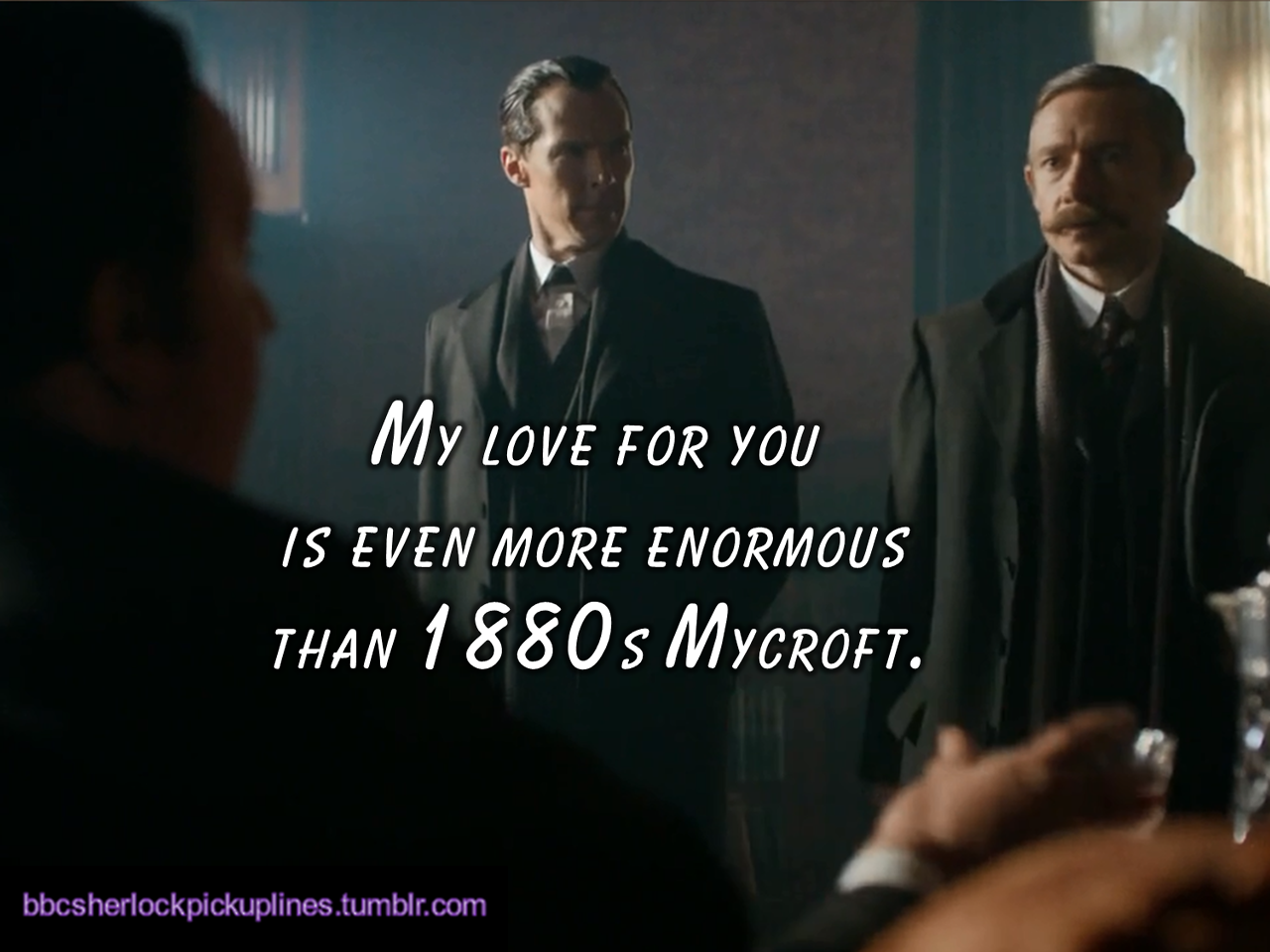 The best of The Abominable Bride pick-up lines, based on number of notes.I just realized