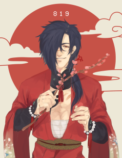 koujaku:    ❀  happy late birthday son