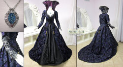 alicejess:  reiko-chan:  Fabulos &lt;3 I love them Not mine!!! Dress by http://lillyxandra.deviantart.com/   i want the Elsa dress