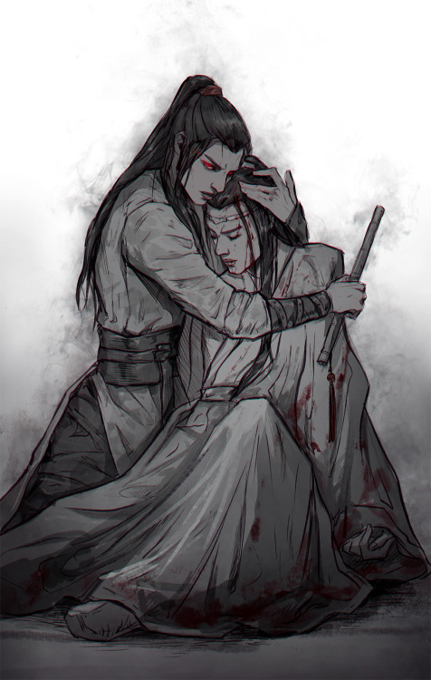 eneada:I love the idea of Wei Ying protecting his husband. He is so cool and beautiful as Yiling Pat