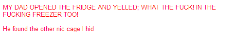 the-absolute-funniest-posts:  candyredterezi: So here is all the posts regarding my parents reactions to the Nic Cagepocolypse