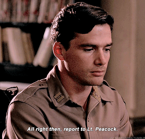 Matthew Settle as Captain Ronald Speirs in
BAND OF BROTHERS - 1.10 “Points”