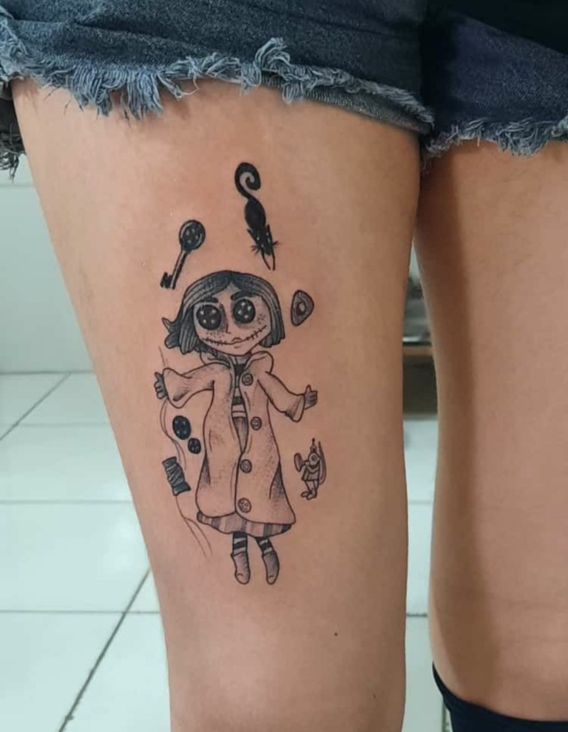 Novytattoo Handmade on Twitter Seeing Stone Coraline  seeingstone  coralinetattoo coraline handmadetattoostudio carpi seetrough  vedereattraverso buttons bottoni amuleto amulet tattoo inkedgirl  onmyskin altramadre timburton https 