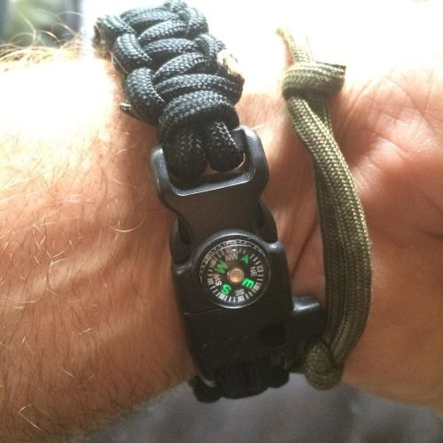 survivalbraceletkits:Who is #camping do you have enough #paracord #lakesidebeach I have kits to make