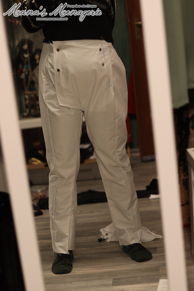 Project Ch 249 Outfit - Pants (V )
Luckily I had enough fabric left to try again (I had bought it for something else but 