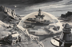 magictransistor:  Klaus Bürgle, Erste Marskolonie (First Colony on Mars), 1976. 