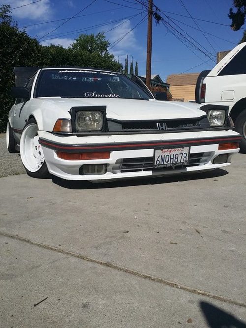 1987 Honda Prelude BA with custom made CEIKA Type 1M coilovers and extra low height.More inform