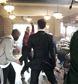 dailyfirth: Behind the Scenes of Kingsman: The Secret Service  GOD HE’S HOT