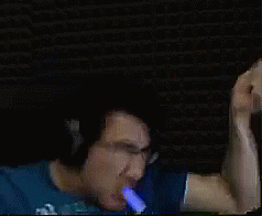 markiplier:  salvdorado:  “Mark, are you putting glow sticks in your mouth?” (X)  mmmmaaaaaaaaaaybe ;)