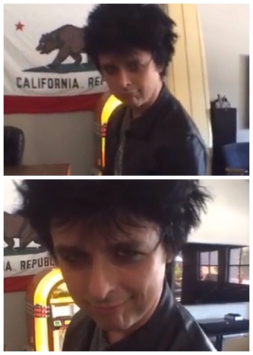 GREEN DAY LIVE ON FACEBOOK Celebrating Bang Bang, GD went live on Facebook for a couple of minutes s