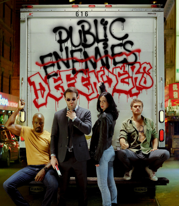 sittingonaroof:  The Defenders x