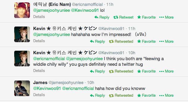 hanash-ie:  Last conversation between Kevin, James and Eric…  Epic, really. 