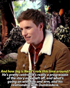 professorlupins: Clips of Eddie Redmayne *not* talking about Fantastic Beasts: The Crimes of Grindel