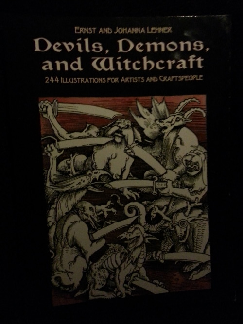 joelproudfoot:  I got this book today. It is now one of my treasured possessions. I can’t explain why, but I obsess over the middle-ages engravings of demons and witches, and finally I’ve got some good reference for my drawings. Amazing book.  